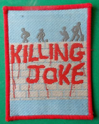 Vintage Killing Joke Sew On Patch 7.  1cm X 9.  4cm As Jaz Coleman Post Punk
