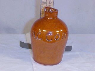 Vintage Brown Pottery,  Arden N.  C.  Corn Whiskey Jug