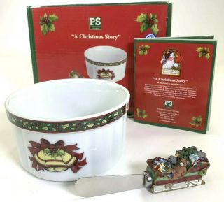 A Christmas Story - Portmeirion Studio 2 Piece Dip Set Porcelain