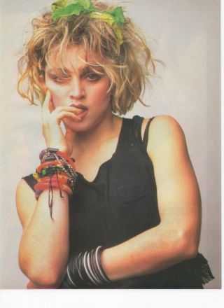 Madonna - 1984 A4 Mini Poster Advert 1980s