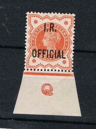 G.  B.  Stamps: I.  R.  Official Control Q.