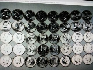 2000 - 2019 P&d Kennedy Half Dollar Set Complete - 40 Coins
