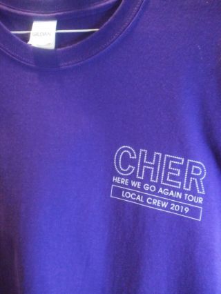 Cher Local Crew Limited Edition T - Shirt Brand New/never Worn,  Here We Go Again