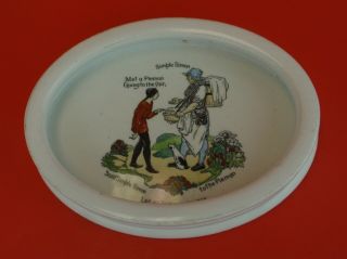 Grimwades Old Country Nursery Rhymes Oval Baby Childs Dish Simple Simon