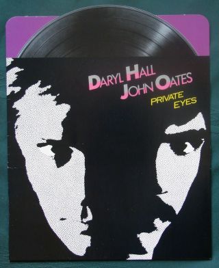 Daryl Hall & John Oates " Private Eyes " Orig 1982 Popfolio Peechee Folder