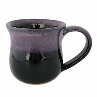 Always Azul Studio Art Pottery Coffee Tea Cup Mug Purple