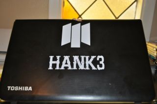 Hank 3 And 3 Bar Vinyl Decal Pair.  Made In Any Color Weather Resistant Vinyl.