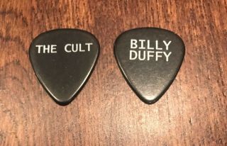 The Cult Billy Duffy 2010 Tour Issued Guitar Pick Black & White