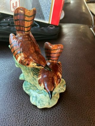 Vintage Stangl Pottery " Double Wrens” Bird Figurine 3401d