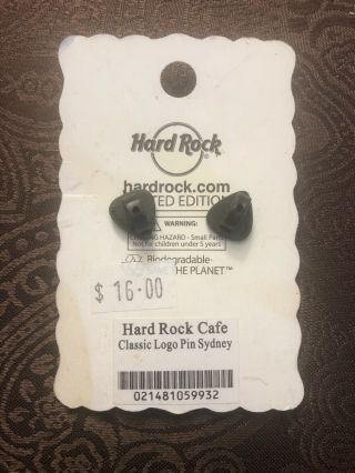 Hard Rock Café Pin Back 2