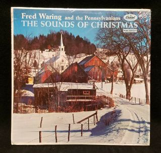 Lp Fred Waring & Pennsylvanians The Sounds Of Christmas In Shirnk Wrap Vg,  Ex