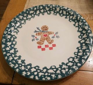 Folk Craft Gingerbread 12 " Platter