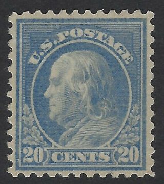 Us Stamps - Sc 515 - 20c Gray Blue Franklin - Hinged - Mh (l - 116)