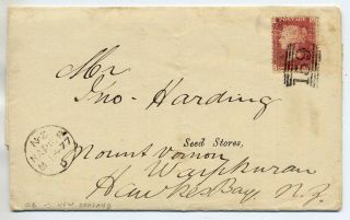 Gb 1877 Seed Merchants Prices Current Fine Glasgow To Zealand Perfin