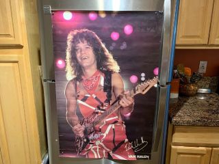 Eddie Van Halen Poster 1983