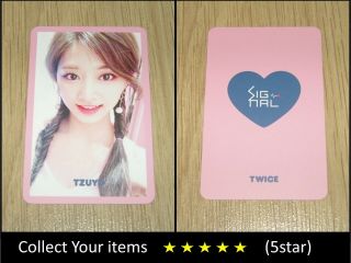 Twice 4th Mini Album Signal Pink Tzuyu B Official Photo Card