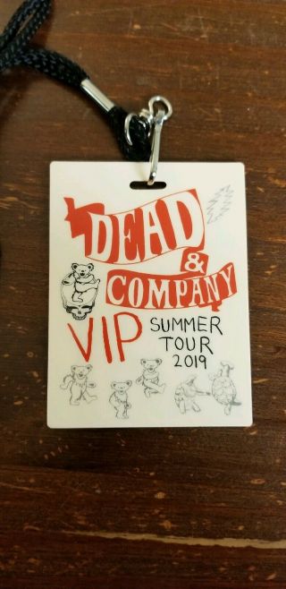 Dead And Company Summer Tour 2019 Vip Neck Laminate - Grateful Dead - Meyer