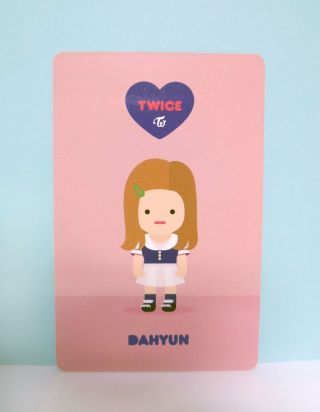 TWICE 4th Mini Album SIGNAL Dahyun 01 Photocard Official K - POP 2