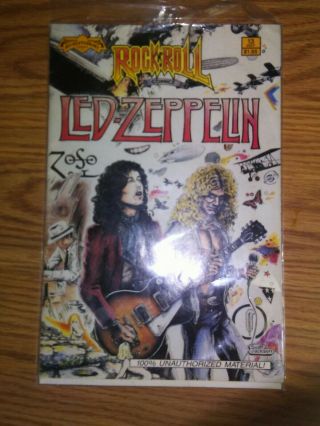 Led Zeppelin 1991 Revolutionary Rock Comic Book Magazine; March 91; 1st Print Ex
