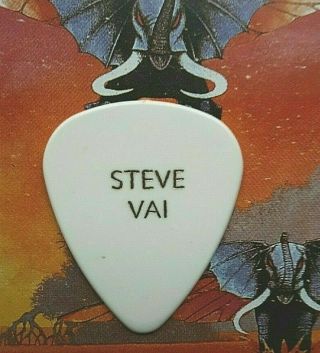 Steve Vai White Guitar Pick
