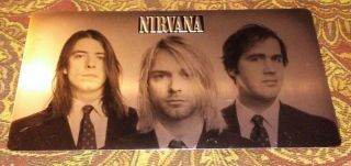 Nirvana With The Lights Out Box Set Metal Cover Photo W Peel & Stick Back