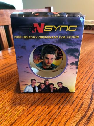 2000 Nsync Justin Timberlake Glass Ornament Rock/pop Collectible History