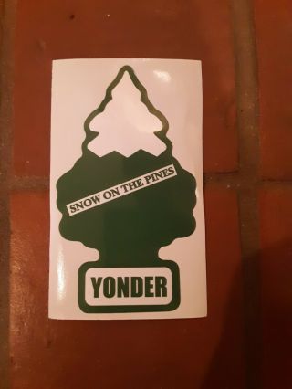 Snow On The Pines Sticker Ymsb Yonder Mountain String Band