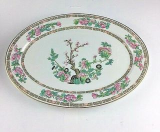 Syracuse China Usa Indian Tree Pink 14” Platter Oval Serving Tray Plate