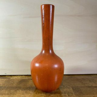 Vintage Royal Haeger Bud Vase Rg - 68 Rust Burnt Orange 7.  25 " H