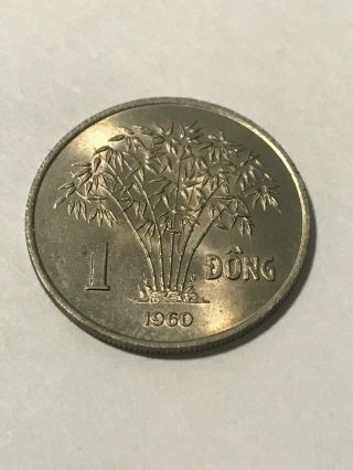 1960 South Vietnam 1 Dong Unc,  18113 2