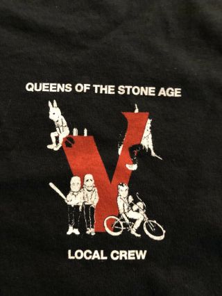 Queens Of The Stone Age Local Crew T Shirt Black L