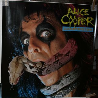 Alice Cooper Constrictor Us Promo Poster 24 " X 24 " Vg
