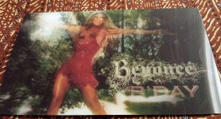 Moving Hologram Promotional Card - Beyonce - B 