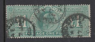 1902 Gb Kevii £1 Stamp Sg 266 Cat £825