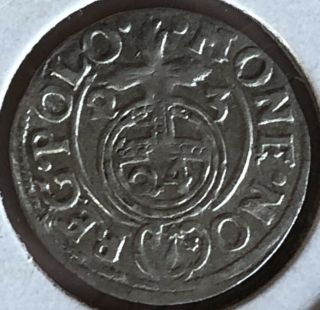 1623 Polish - Lithuanian Commonwealth 3 Polker Silver Zygmunt Iii Waza