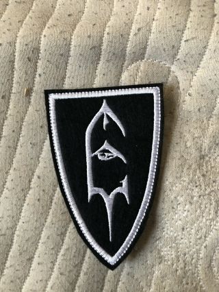 Emperor Black Metal Iron On Embroidered Patch