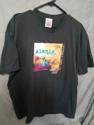 2xl Alanis Morissette Concert 2005 Jagged Little Pill Aciustic T - Shirt
