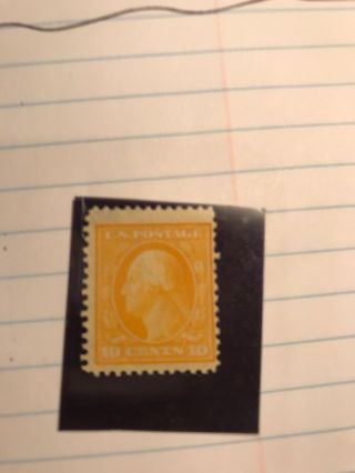 Us Stamp Scott 338 Washington/franklin Nh