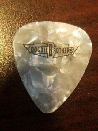 Doobie Brothers Pat Simmons Guitar Pick Grey Tour Issue
