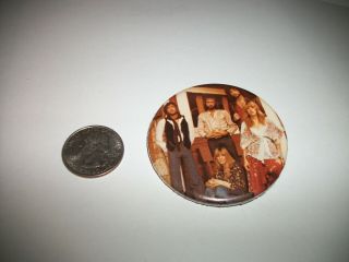 Vintage Fleetwood Mac Photo Button Pin -