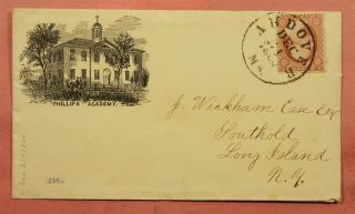 1850s Phillips Academy Advertising Andover Ma