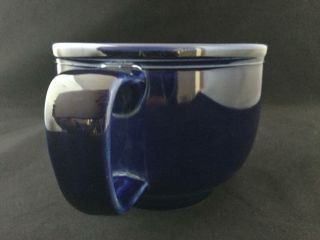 Cobalt Blue Homer Laughlin HLC JUMBO Fiesta Coffee Tea Mug Cup 18 Oz 2