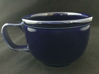 Cobalt Blue Homer Laughlin HLC JUMBO Fiesta Coffee Tea Mug Cup 18 Oz 3