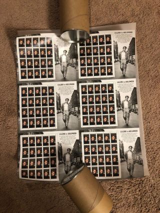 Legends Of Hollywood James Dean Uncut Sheet Us Postage Stamps (120) 32 Cents