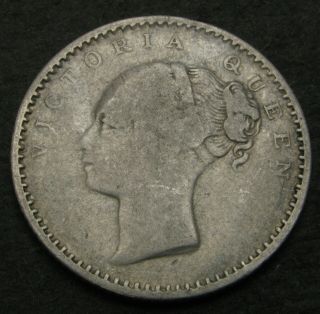 INDIA BRITISH 1/4 Rupee 1840 - Silver - East India Company - F - 2317 2