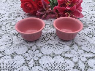 Fiesta Rose Pink Set Of 2 Bouillon Bowls Fiestaware Bouillon Bowl