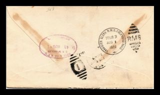 Dr Jim Stamps Us Transfer Clerk Cancel Columbus Ohio Rpo Special Delivery Cover