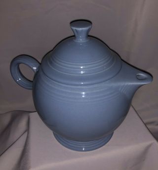 Authentic Vintage Homer Laughlin Fiesta Periwinkle Blue Tea Pot