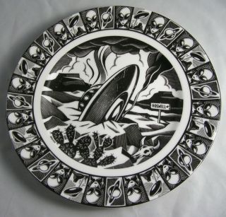 222 Fifth Slice Of Life Dinner Plate Roswell Crash Flying Saucer