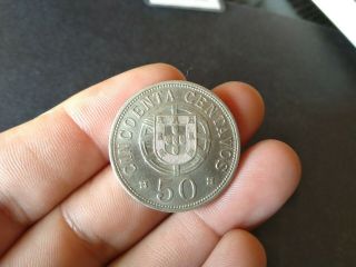 Portugal Angola 50 Centavos 1928 Coin A245